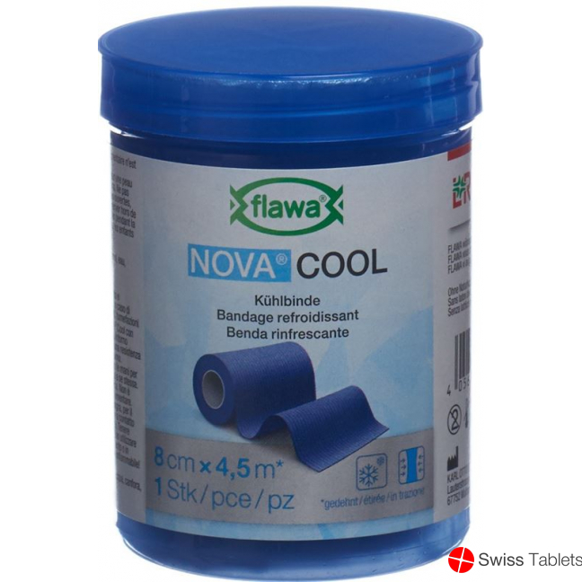 Flawa Nova Cool Kühlbandage 8cmx4.5m buy online
