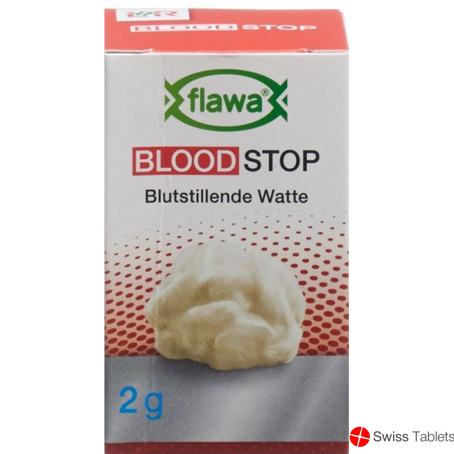 Flawa Hemostatic Cotton Wool Sterilized Glass 2g buy online
