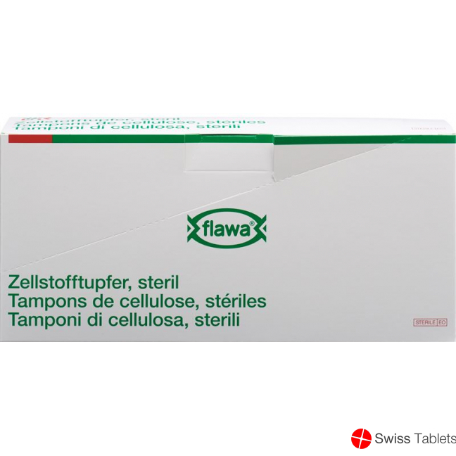 Flawa Zellstofftupfer 4x5cm Steril 50x 3 Stück buy online