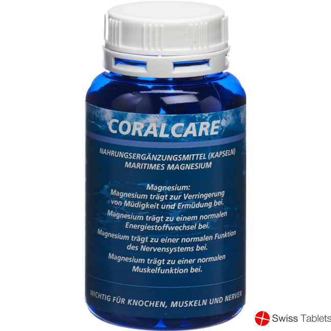 Coralcare Magnesium Kapseln 500mg Dose 120 Stück buy online