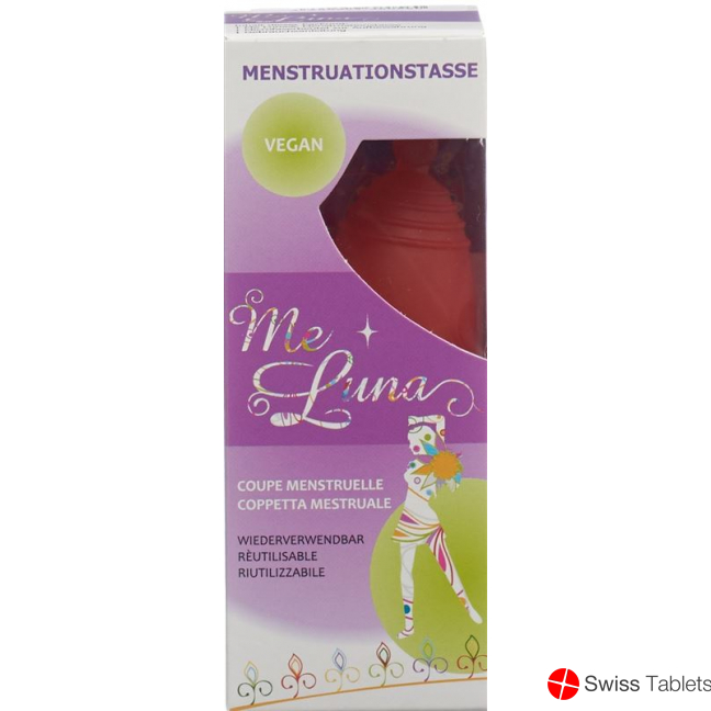 Me Luna Menstrual Cup Classic S Ball Red buy online