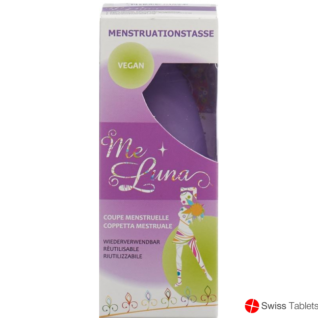 Me Luna Menstrual Cup Classic L Ring Purple buy online