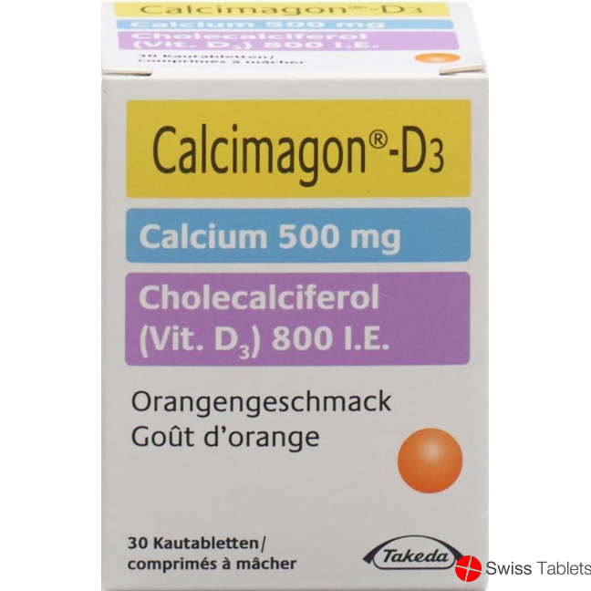 Calcimagon D3 500/800 Orange (o Aspar) Dose 30 Stück buy online