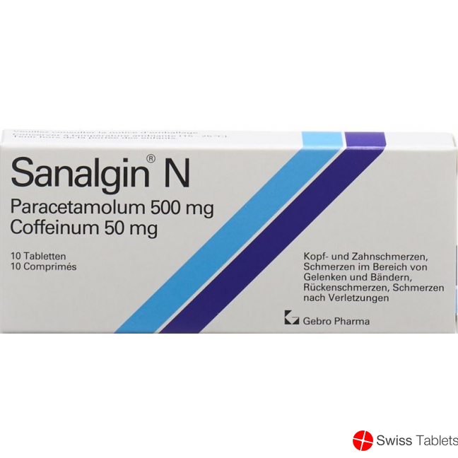 Sanalgin N Tabletten (neu) 10 Stück buy online