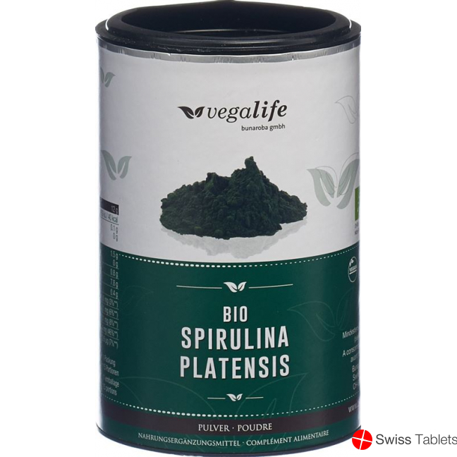 Vegalife Spirulina Pulver (neu) Dose 175g buy online