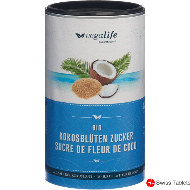 Vegalife Kokosblüten Zucker Dose 450g buy online