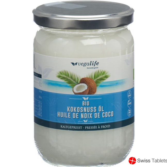 Vegalife Kokosnuss Öl Glas 500ml buy online