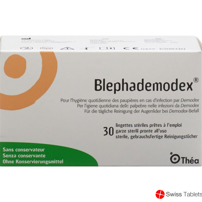 Blephademodex Pads Steril 30 Stück buy online