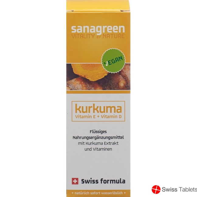 Kurkuma Sanagreen Mizell Curcuma Longa Extr 50ml buy online