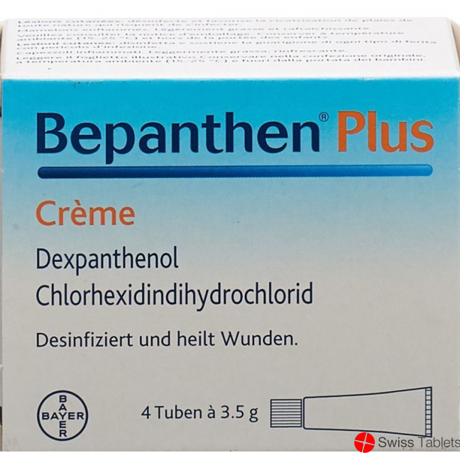 Bepanthen Plus Creme 5% 4 Tube 3.5g buy online