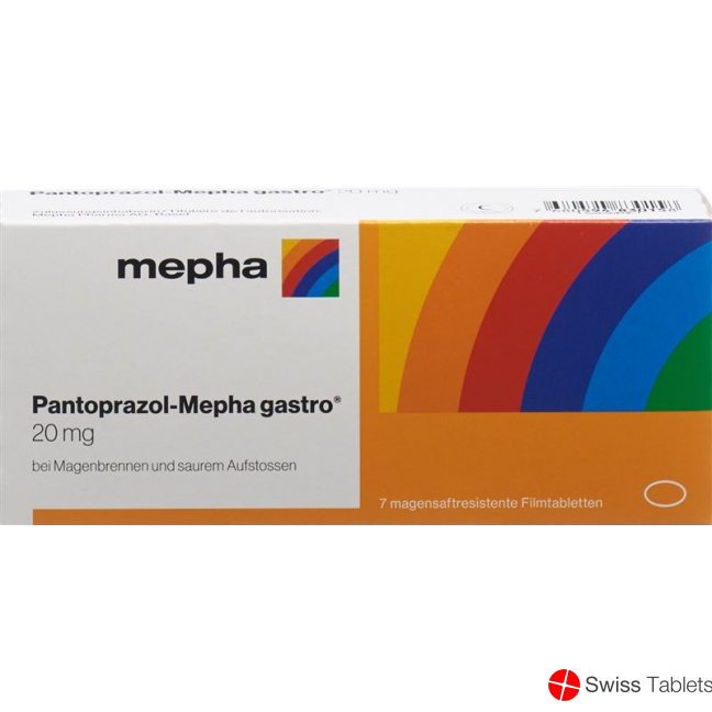 Pantoprazol Mepha Gastro Filmtabletten 20mg 7 Stück buy online