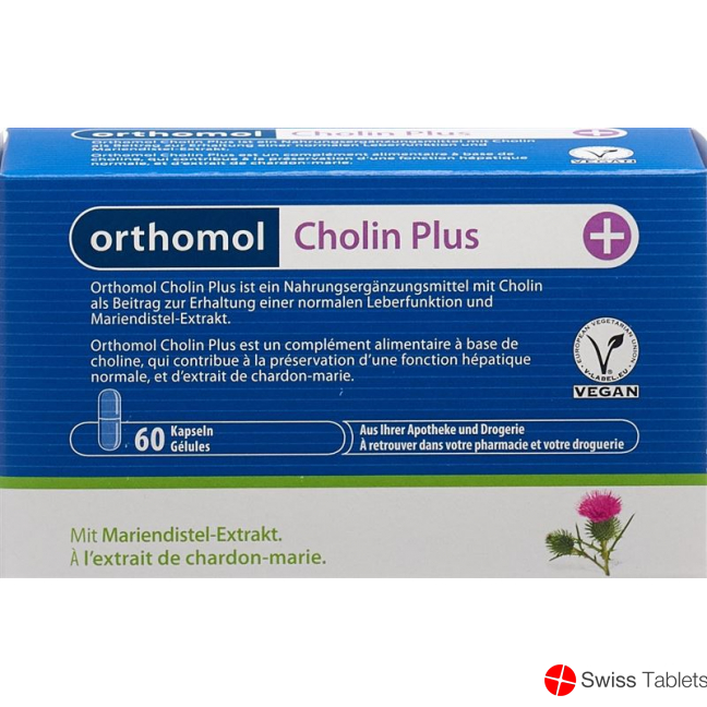 Ortohmol Choline Plus Capsules 60 pieces buy online