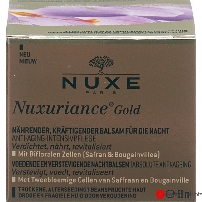 Nuxe Nuxuriance Gold Baume Nuit Nutri Fort 50ml buy online