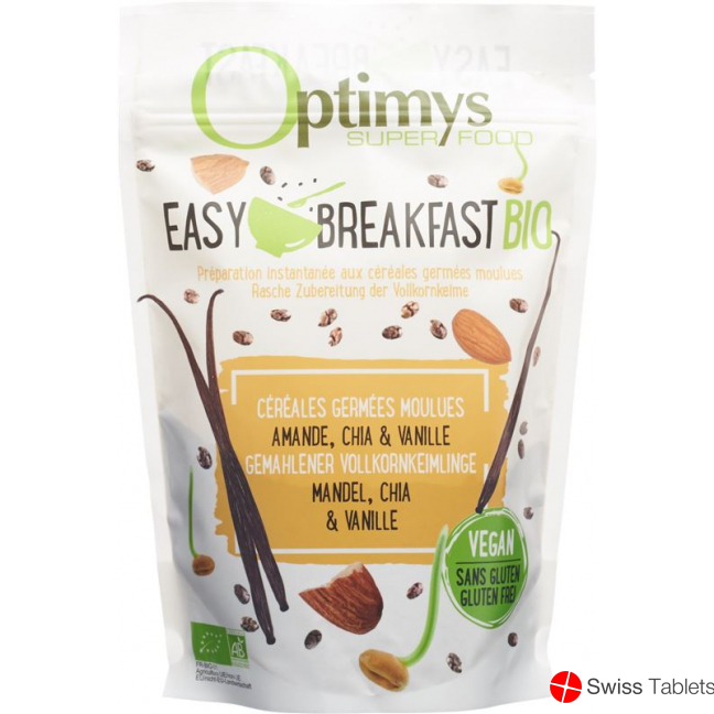 Optimys Easy Breakfast Mandel Chia Vanil Bio 350g buy online