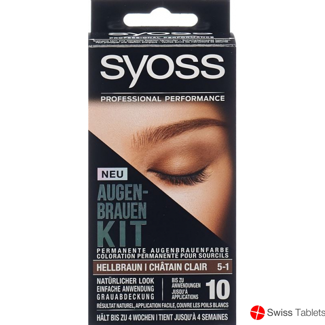 Syoss Augenbrauen-Kit Hellbraun 10ml buy online