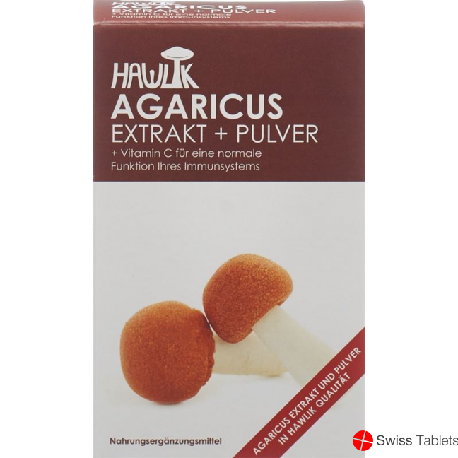 Hawlik Agaricus Extrakt + Pulver Kapseln 60 Stück buy online