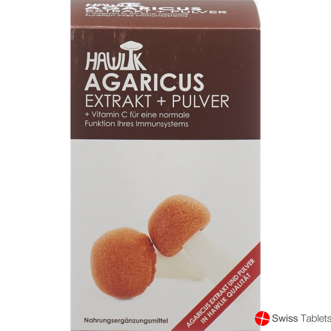 Hawlik Agaricus Extrakt + Pulver Kapseln 120 Stück buy online