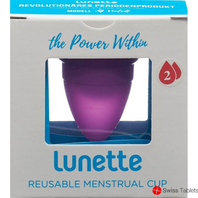 Lunette Menstruationstasse Grösse 2 Lila buy online