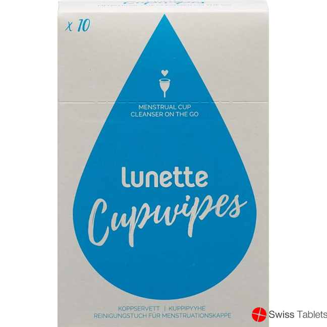 Lunette Cupwipe Reinigungstücher 10 Stück buy online