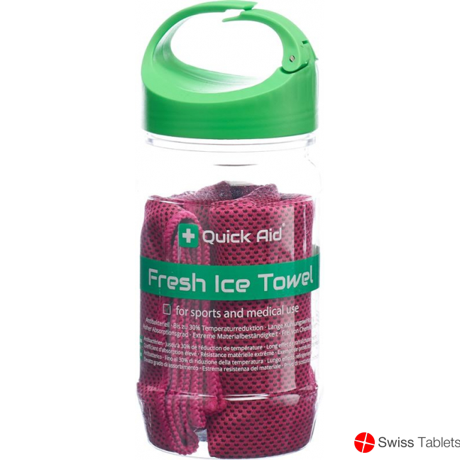 Quick Aid Fresh Ice Towel 34x80cm Pink buy online