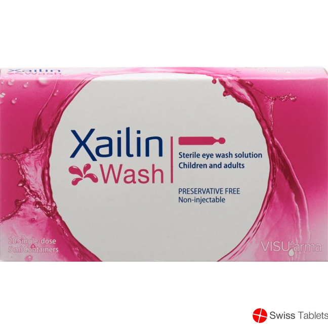 Xailin Wash Augenspüllösung Steril 20x 5ml buy online