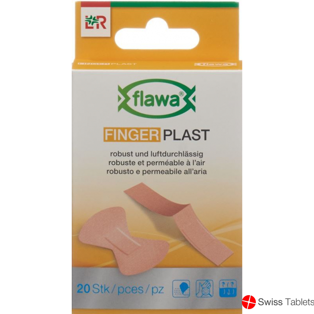 Flawa Finger Plast Robustes Textilpfl 2 Grösse 20 Stück buy online