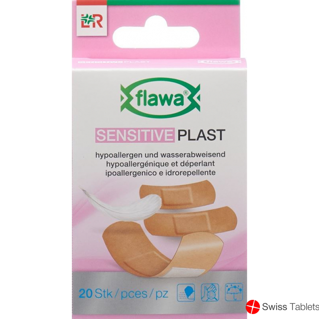 Flawa Sensitive Plast Plaster Strips 3 sizes 20 pieces buy online