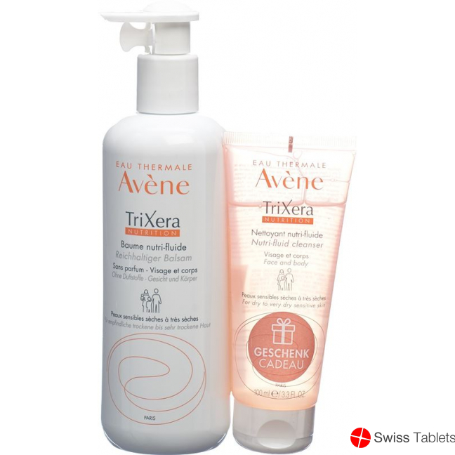 Avène Kit Trixera balm 400ml +fluid 100ml buy online