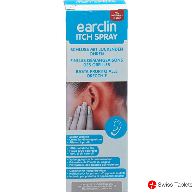 Earclin Itch Spray Flasche 20ml buy online