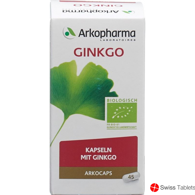 Arkocaps Ginkgo Kapseln Bio Dose 45 Stück buy online