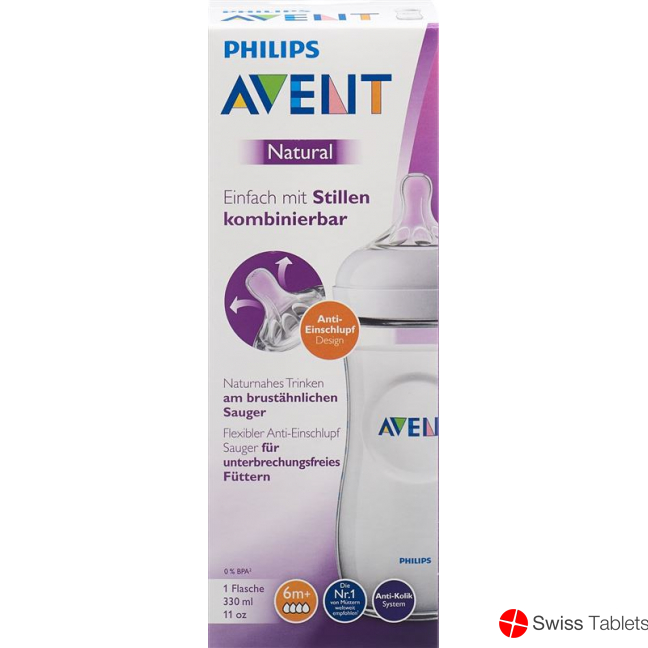 Avent Philips Naturnah Flasche 330ml Pp (neu) buy online