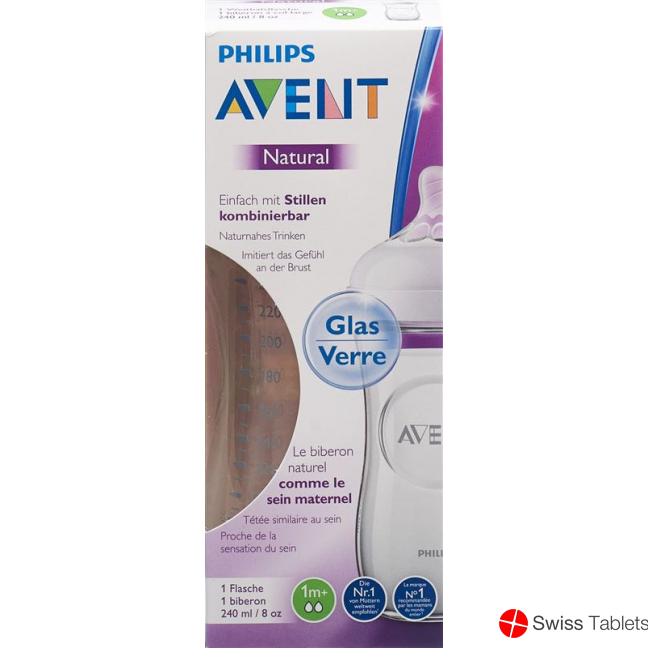 Avent Philips Naturnah Flasche 240ml Glas (neu) buy online