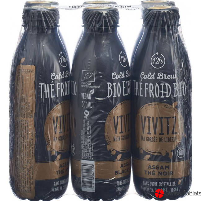 Vivitz Bio Eistee Cold Brew Bla Tea 6 X 0.5L buy online