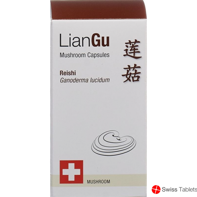 LianGu Reishi Mushrooms capsules tin 60 pieces buy online