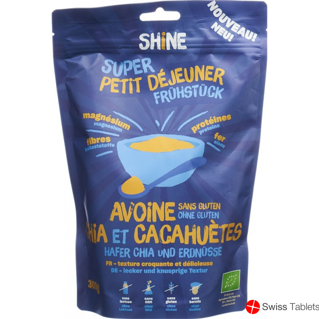 Shine Hafer Frühstück Chia & Erdnuss 300g buy online