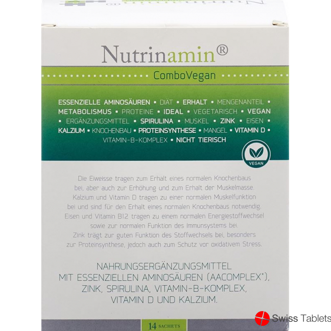 Nutrinamin Combovegan Beutel 14 Stück buy online