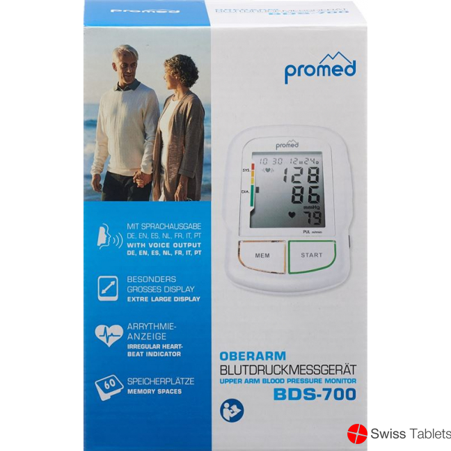Promed upper arm blood pressure monitor M Sprachfun Bds-700 buy online