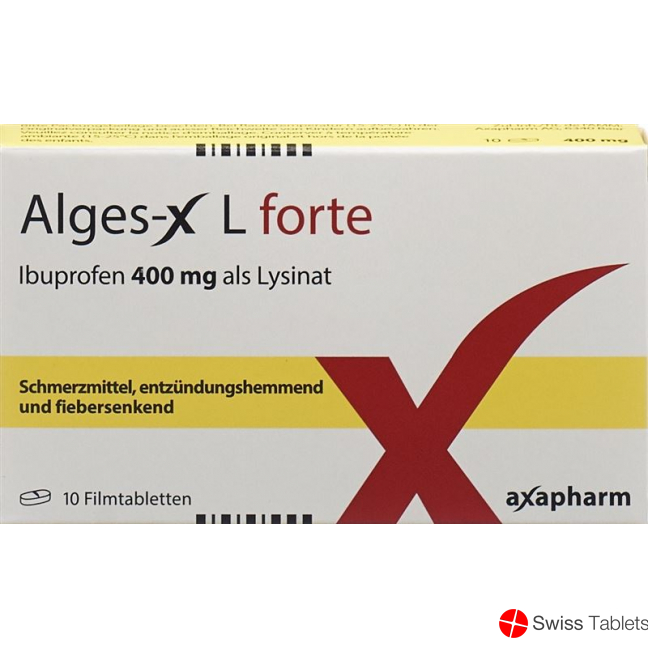 Alges-x L Forte Filmtabletten 400mg 10 Stück buy online Alges-x L Forte Filmtabletten 400mg 10 Stück buy online