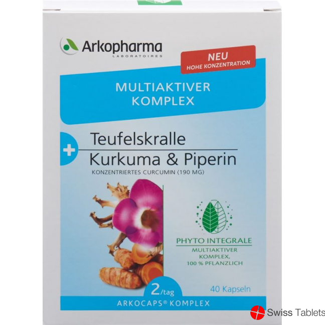 Arkocaps Komplex Teufelskralle+kurkuma Kapseln 40 Stück buy online