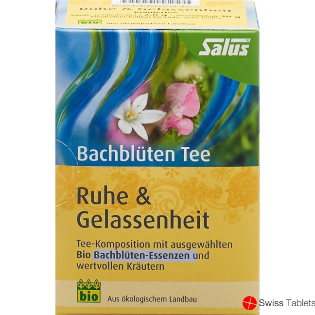 Salus Bach flowers tea Calm Relax Organic bag 15 pieces buy online