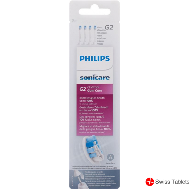 Philips Sonicare replacement brushes G2 Op Gc Hx9034/10 4 pieces buy online