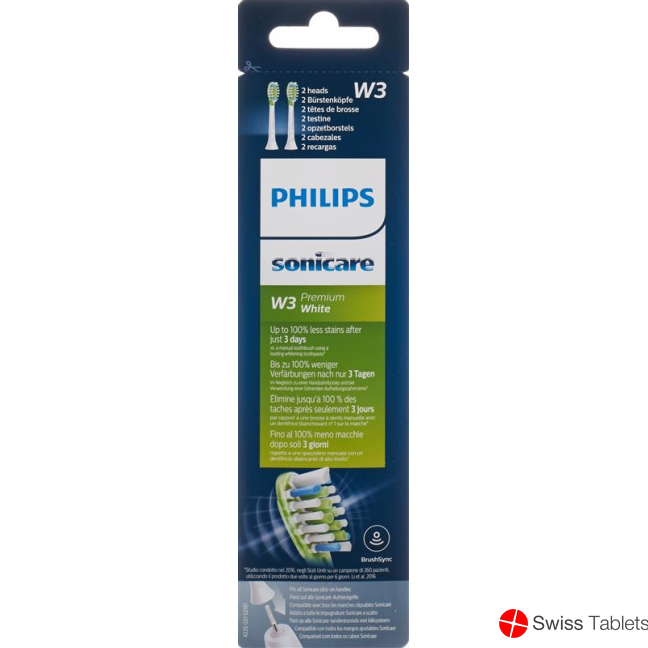 Philips Sonicare Ersatzb W3 Prem W Hx9062/17 2 Stück buy online