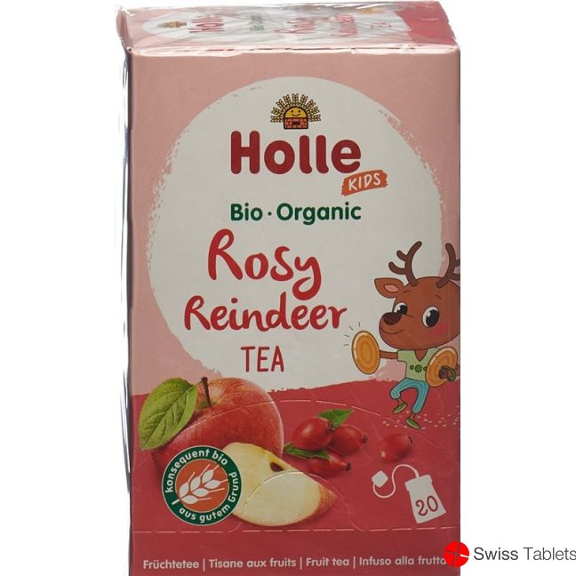 Holle Rosy Reindeer fruit tea Bio 20x 2.2g buy online