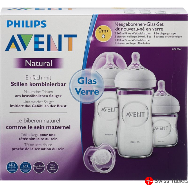 Avent Philips Natural Glass Newborn Set buy online