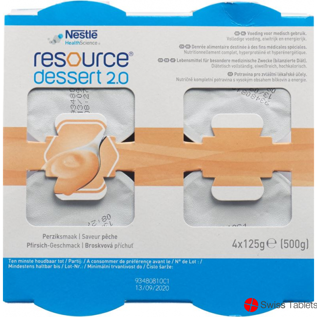 Resource Dessert 2.0 Pfirsich 4 Cup 125ml buy online