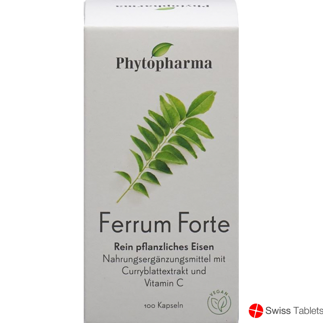 Phytopharma Ferrum Forte Capsules Tin 100 pieces buy online