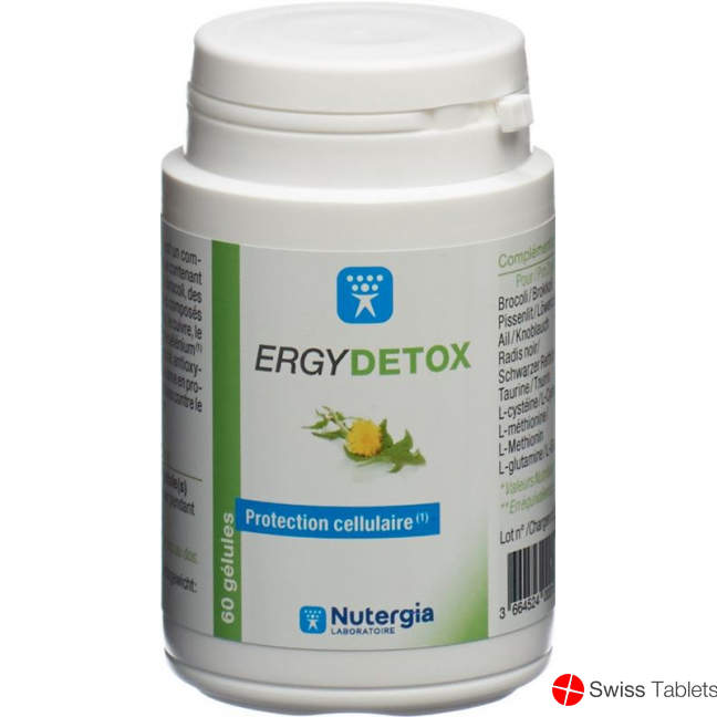 Nutergia Ergydetox Gelules Dose 60 Stück buy online