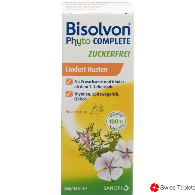 Bisolvon Phyto Complete Sugar Free Cough Syrup 120ml buy online