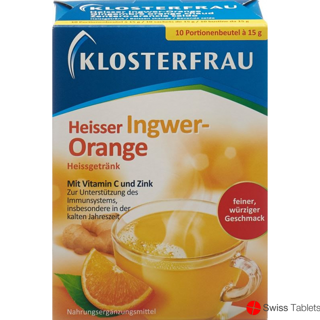 Klosterfrau Heisser Ingwer-Orange 10x 15g buy online