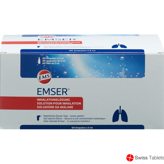 Emser Inhalationslösung 60 Ampullen 5ml buy online